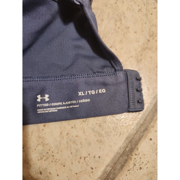 Under Armour Dark Blue Fitted Sports Bra Size XL - Picture 6 of 7